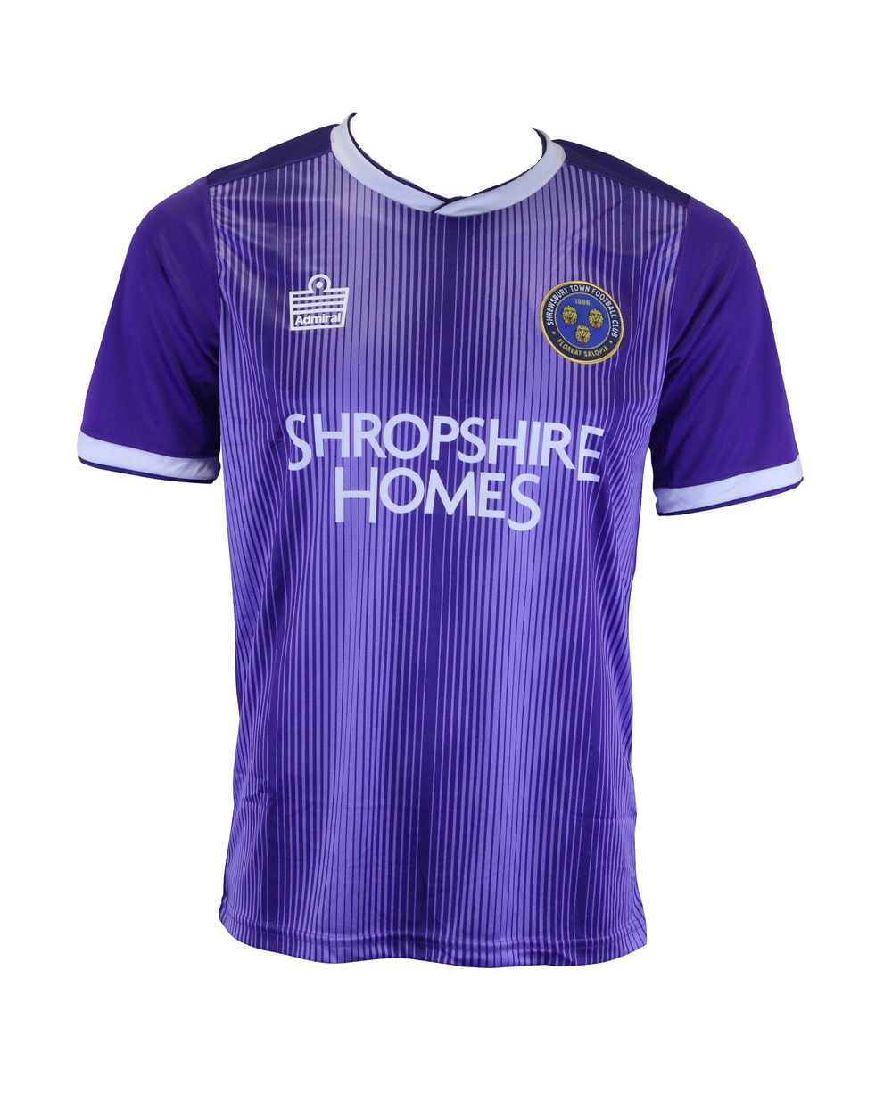 Shrewsbury Town Third 2020/2021 Football Shirt Manufactured By Admiral. The Club Plays Football In League One.