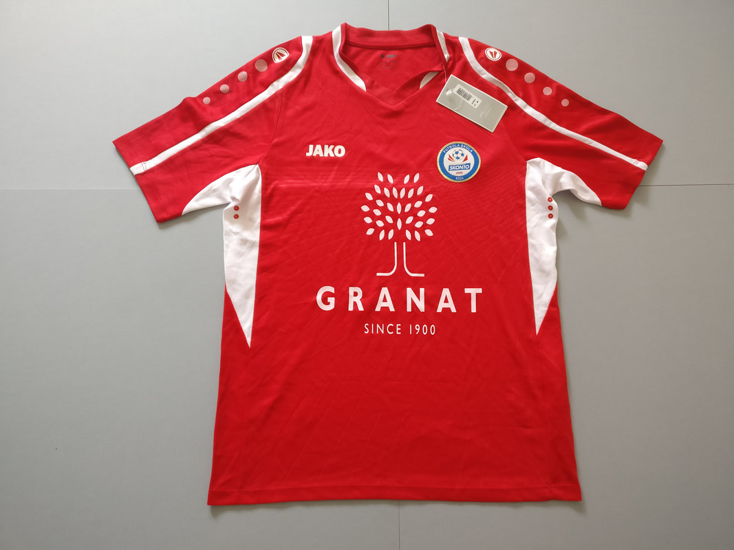 Skonto FC Home Football Shirt Manufactured By Jako. The Club Plays Football In Latvia.