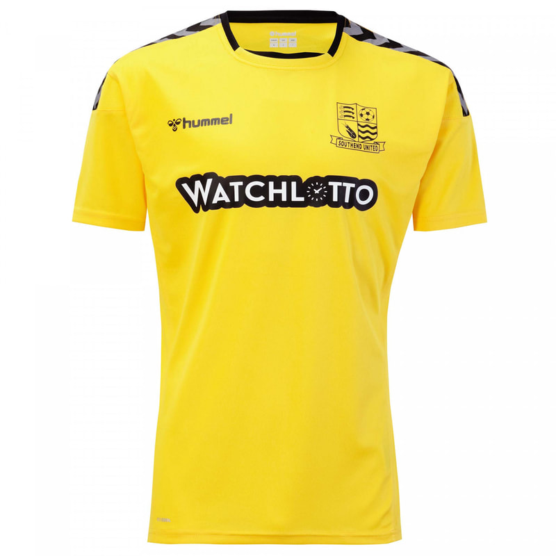 Southend United Third 2020/2021 Football Shirt Manufactured By Hummel. The Club Plays Football In England.