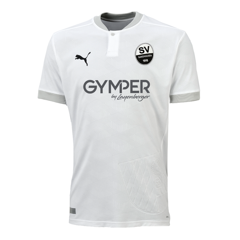 SV Sandhausen Home 2020/2021 Football Shirt Manufactured By Puma. The Club Plays Football In Germany.