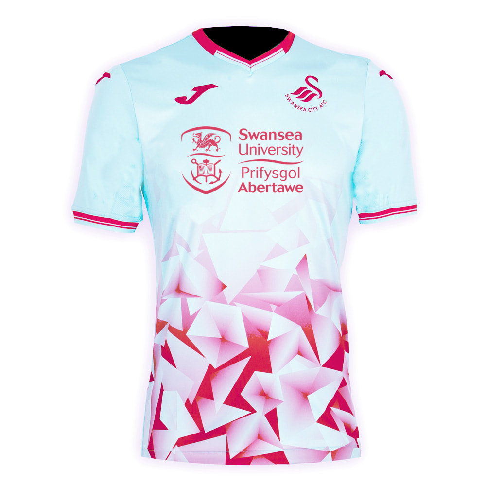 Swansea City Away 2020/2021 Football Shirt Manufactured By Joma. The Club Plays Football In The Championship.