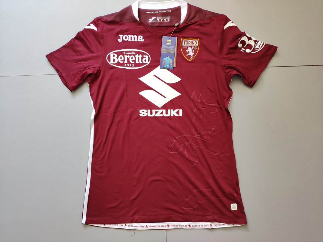 Torino F.C. Home 2020/2021 Football Shirt Manufactured By Joma. The Club Plays Football In Italy.