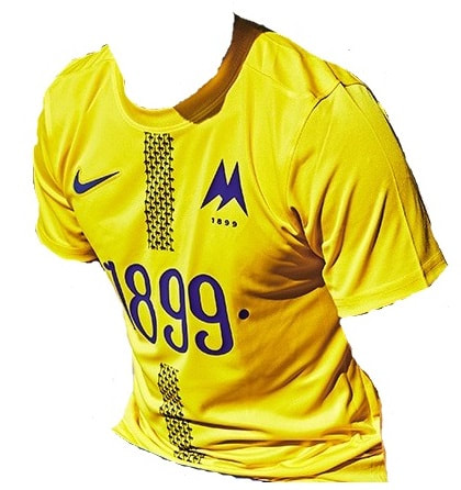 Torquay United Home 2020/2021 Football Shirt Manufactured By Nike. The Club Plays Football In England.