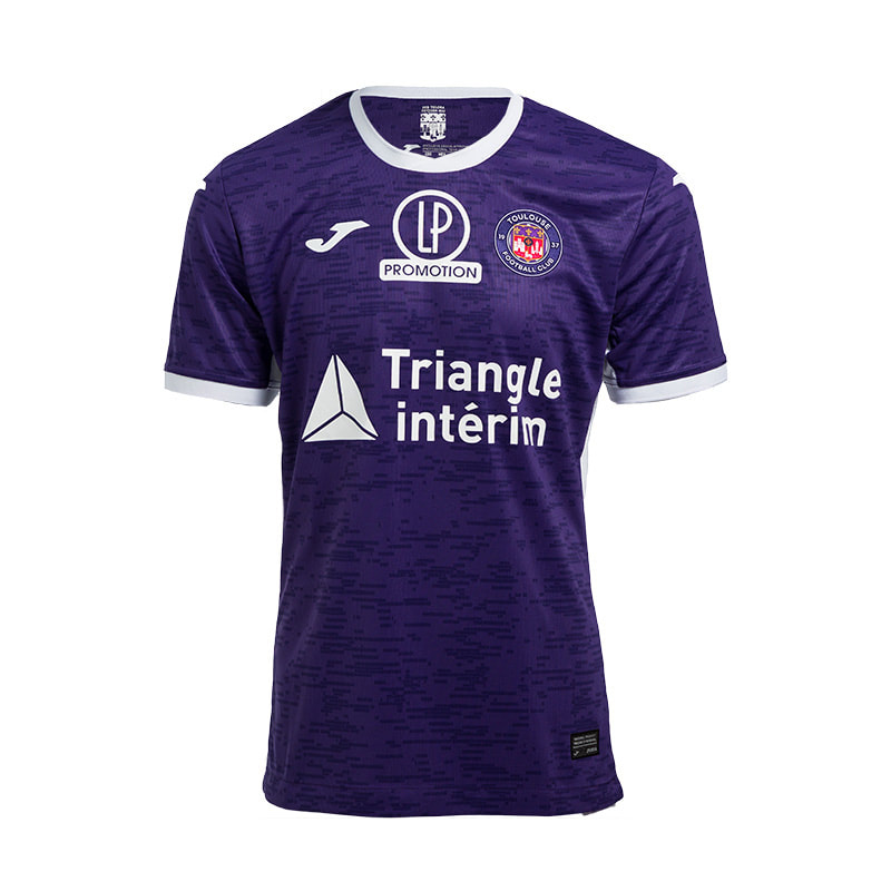 Toulouse​​​​ Home 2020/2021 Football Shirt Manufactured By Joma. The Club Plays Football In France.