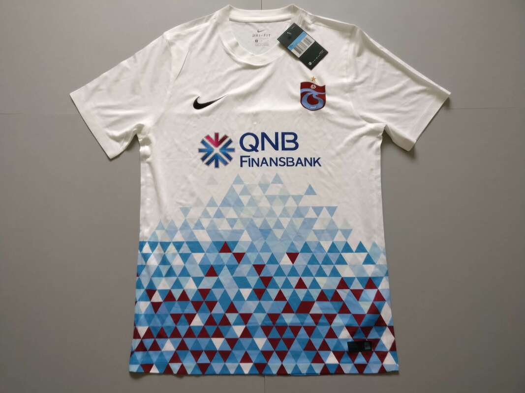 Trabzonspor Kulübü Away 2017/2018 Football Shirt Manufactured By Nike. The Team Plays Football In Turkey.