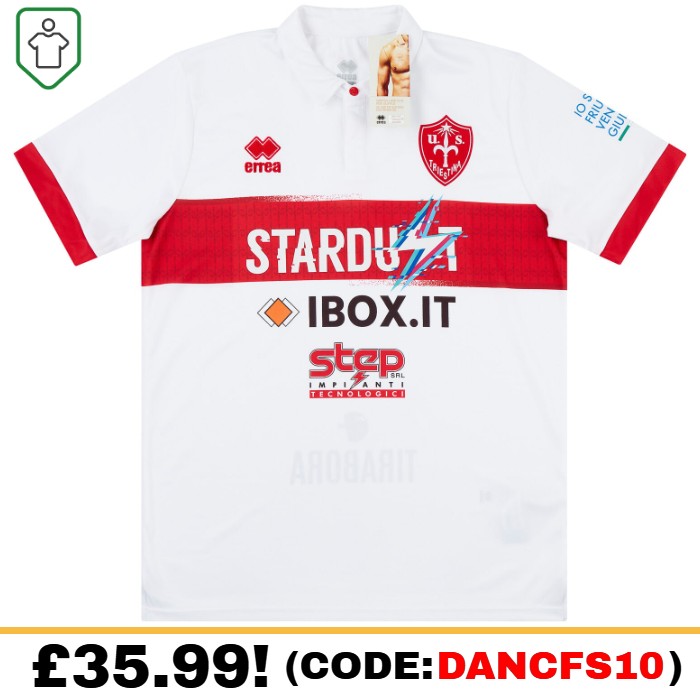 Triestina Away 2022/2023 Football Shirt Manufactured By Errea. The Club Plays In Italy.