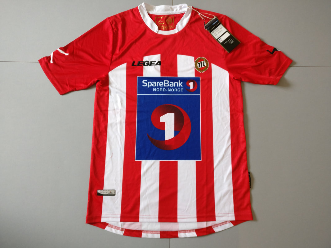 Tromsø IL Home 2013 Football Shirt Manufactured By Legea. The Club Plays Football In Norway.