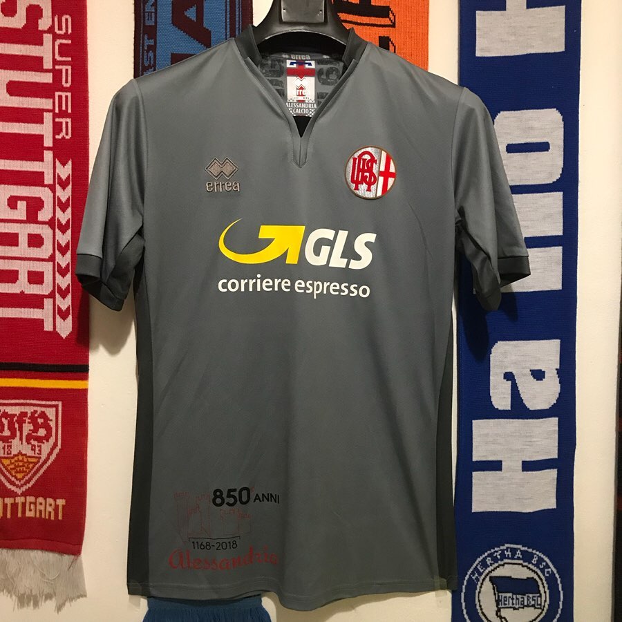 U.S. Alessandria Calcio 1912 Home 2017/2018 Football Shirt