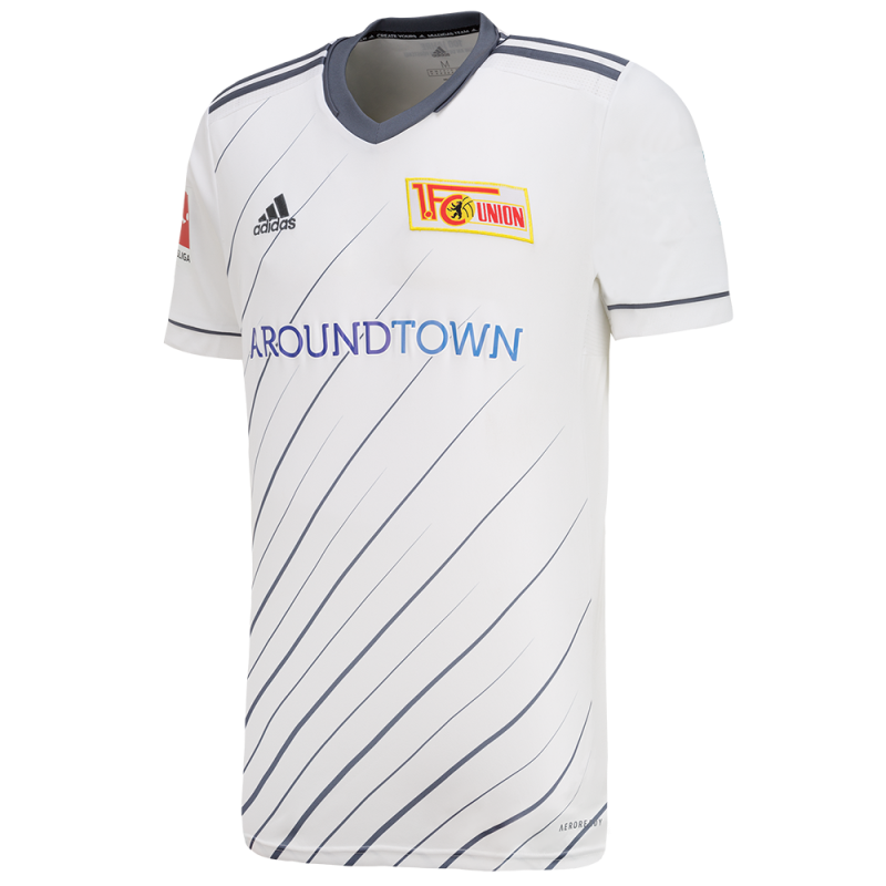 Union Berlin Away 2020/2021 Football Shirt Manufactured By Adidas. The Club Plays Football In Germany.