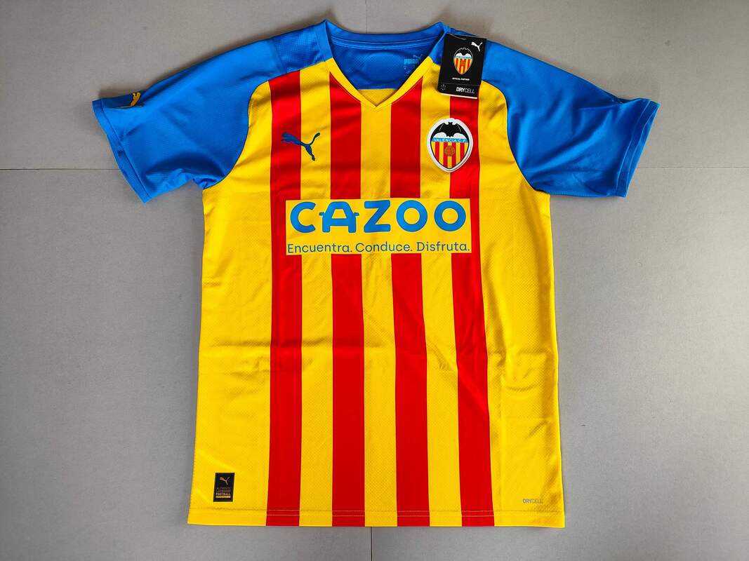 Valencia CF Third 2022/2023 Football Shirt Manufactured By Puma. The Club Plays Football In Spain.