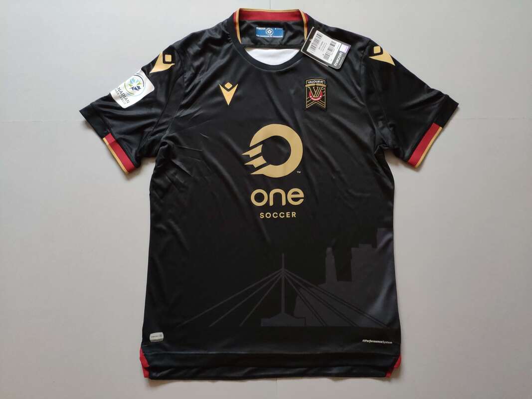 Valour FC Away 2020 Football Shirt Manufactured By Macron. The Club Plays Football In Canada.