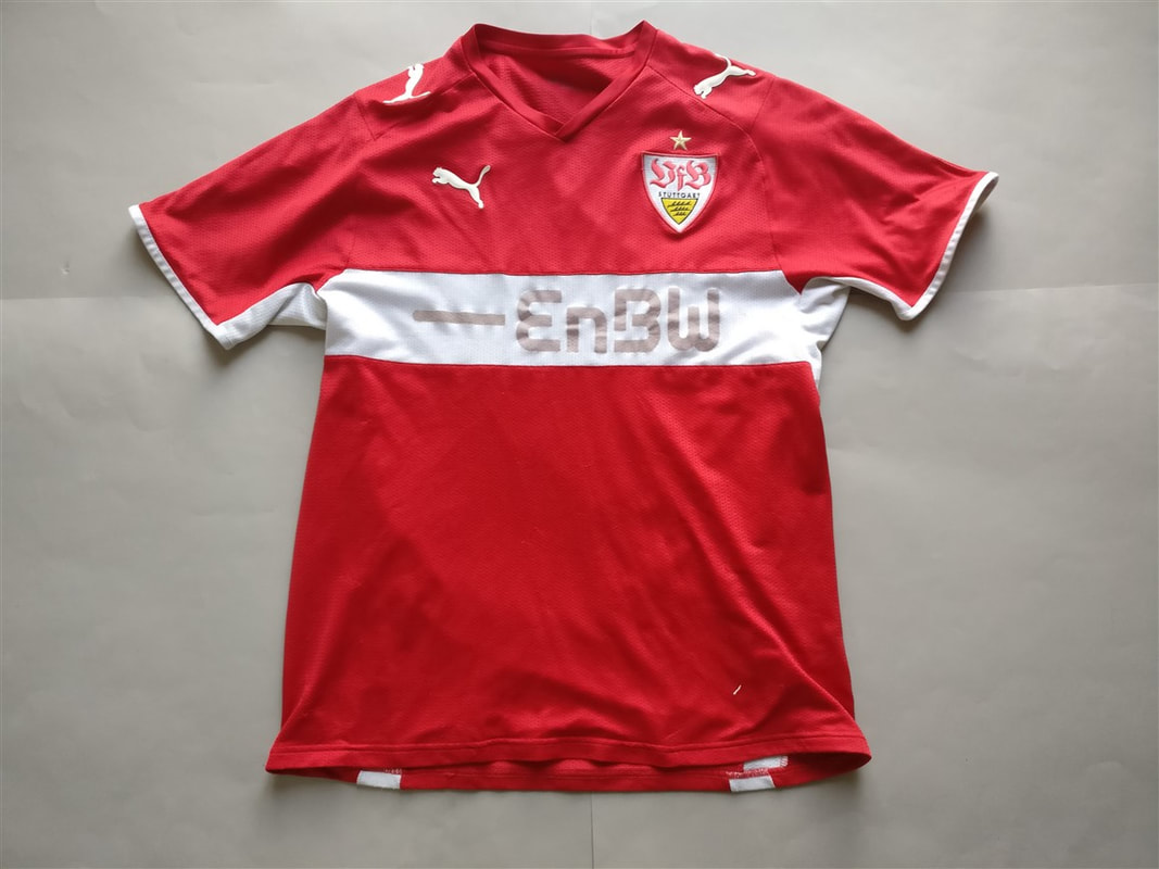 VfB Stuttgart Away 2008-2010 Shirt. Club Football Shirts.