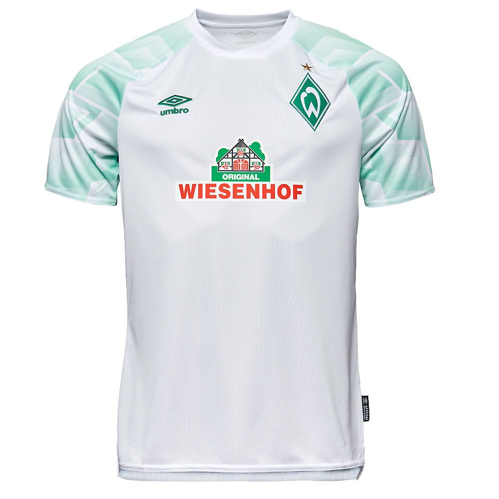 Werder Bremen Away 2020/2021 Football Shirt Manufactured By Umbro. The Club Plays Football In Germany.